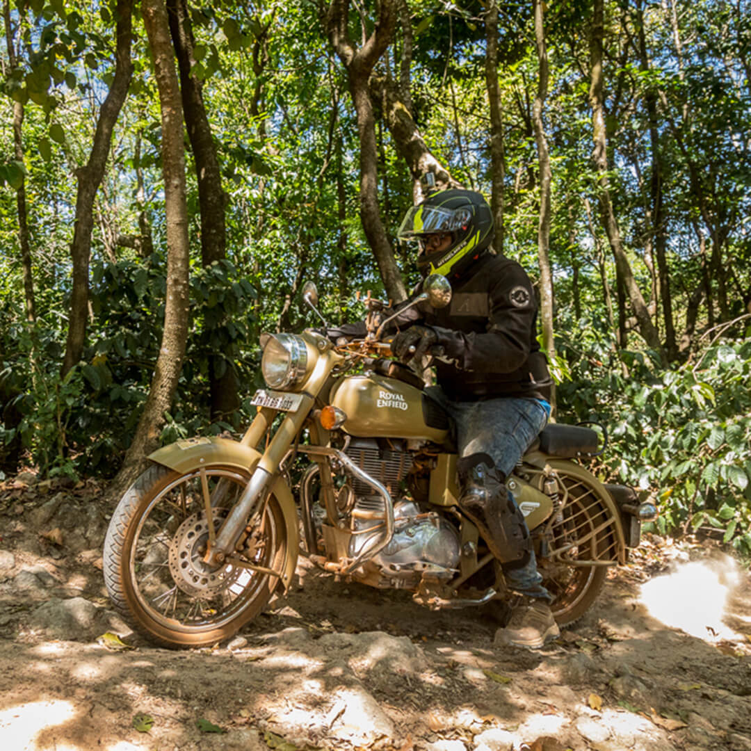 royal enfield desert storm spray paint