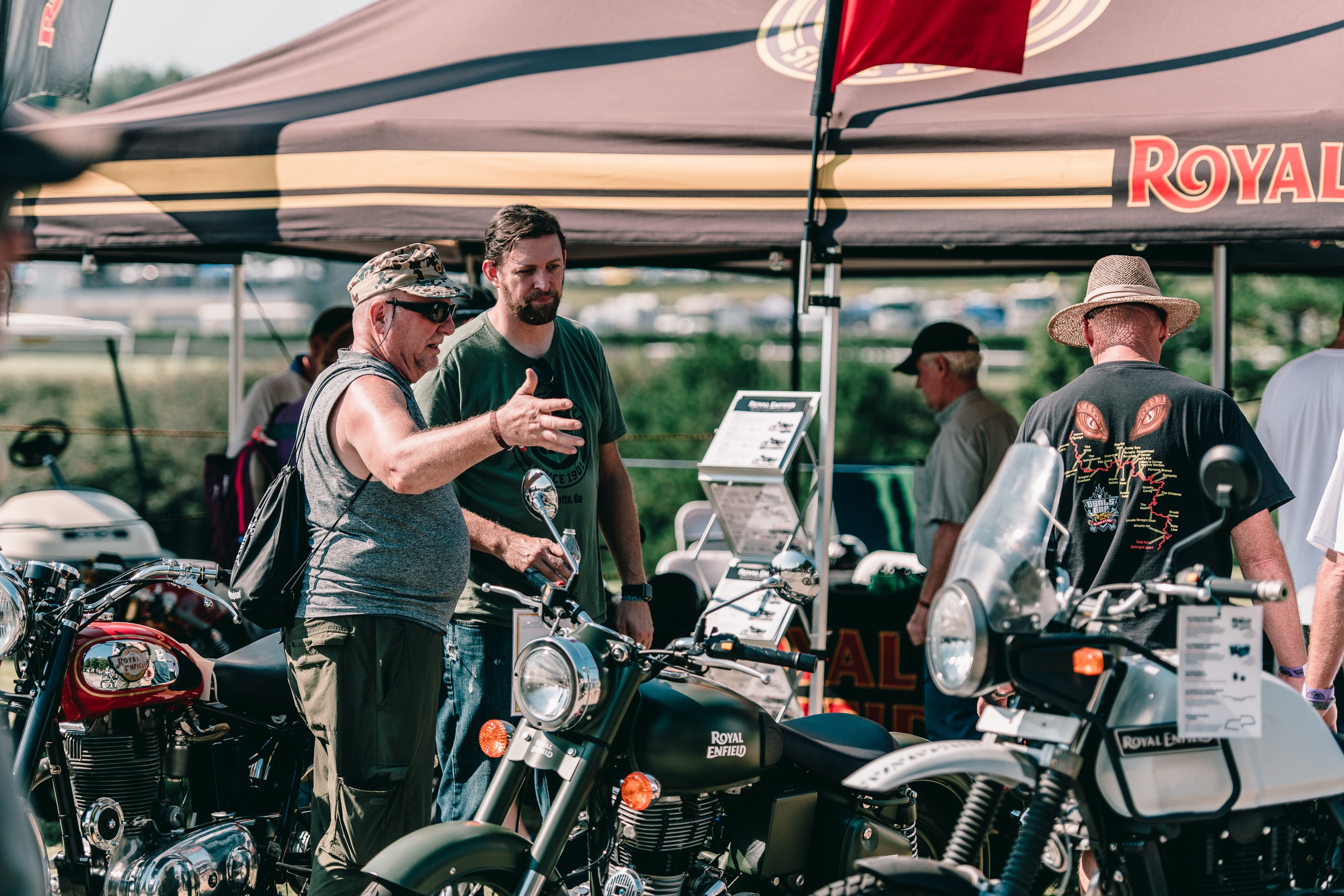 Barber Vintage Festival Royal Enfield