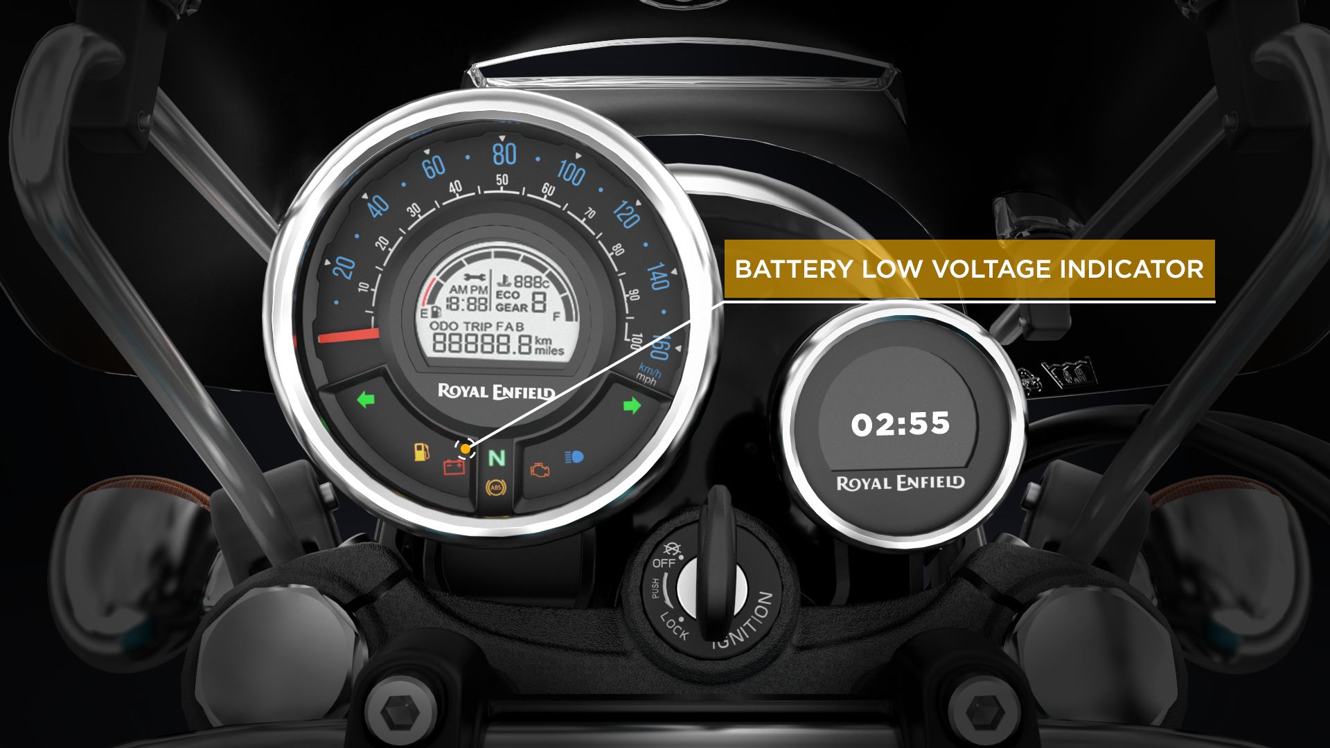 Bullet 350 digital meter online