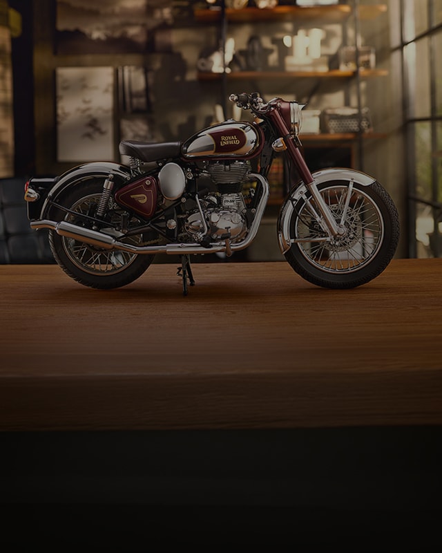 Classic Collectable 1:3 Scale Model  - Maroon Chrome