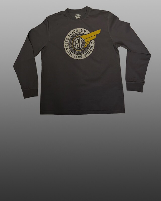 RE Custom Motorcycles FS T-shirt Charcoal