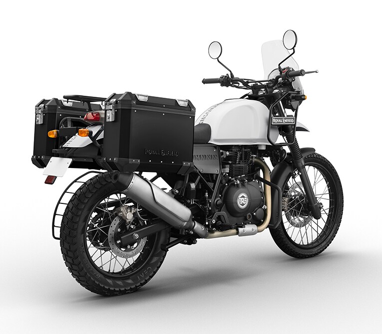 royal enfield himalayan hard panniers