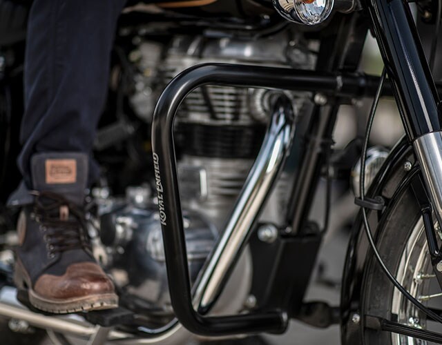 Garde-robe Avant Aluminium Royal Enfield Int 650 - Argent, Neuve 1990423