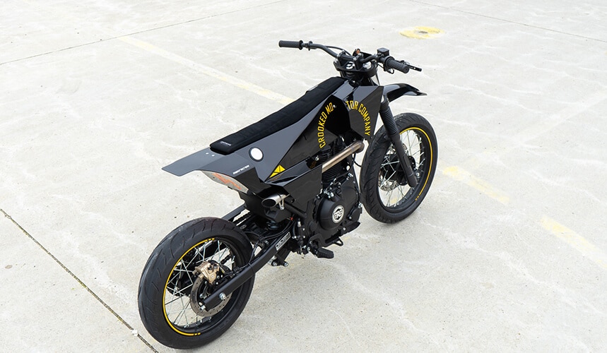 SuperScram by Crooked Motorcycles - Royal Enfield Scram 411 Custom Image 7