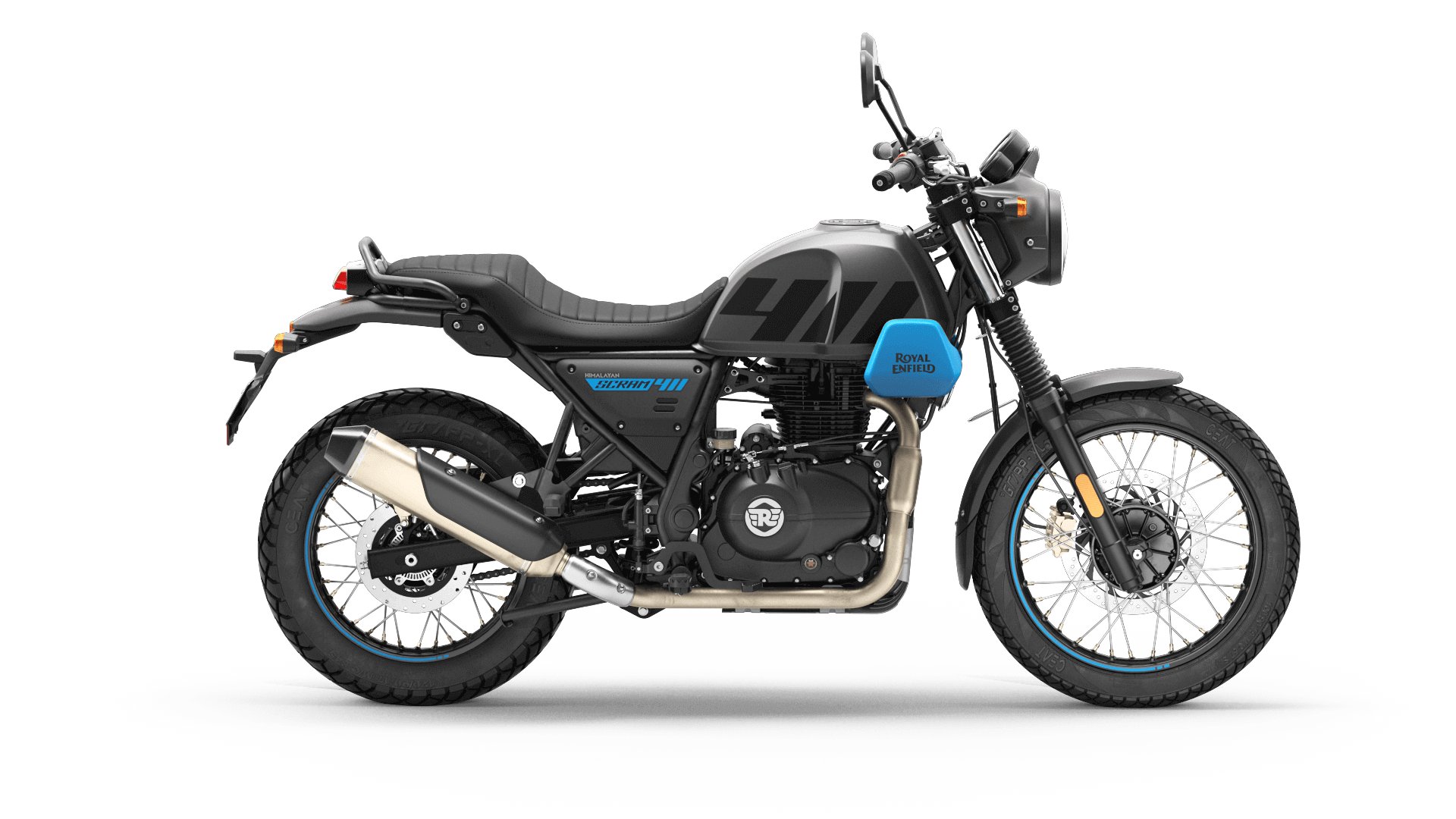 Royal Enfield Scram 411 Graphite Blue