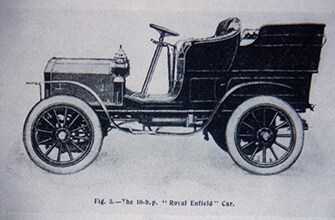 1905 10hp Royal Enfield car.