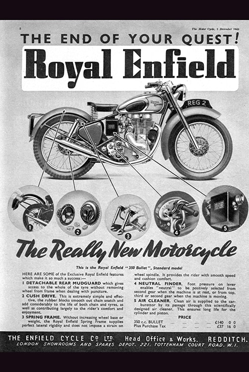 1948 The Suspension Revolution Royal Enfield