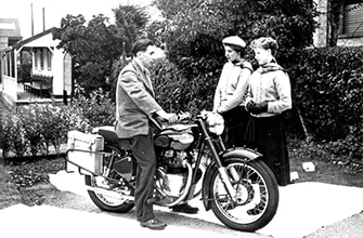 1953 Tester Brian Crow with the new 700 Meteor