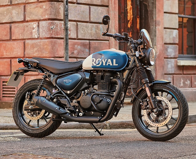 Royal Enfield Hunter 350 - Rebel Blue Colour