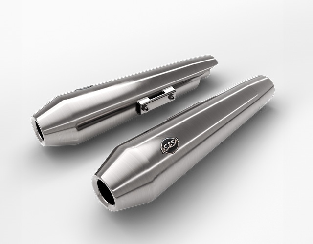S&S EXHAUST (SLIP ON SILENCERS)- PAIR