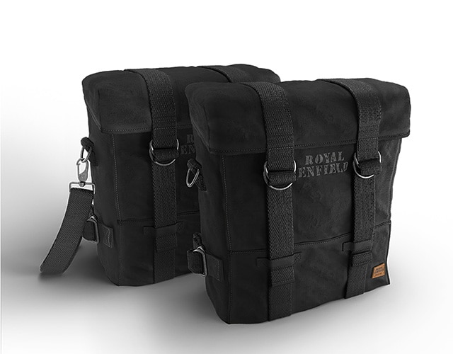 Black Military Panniers