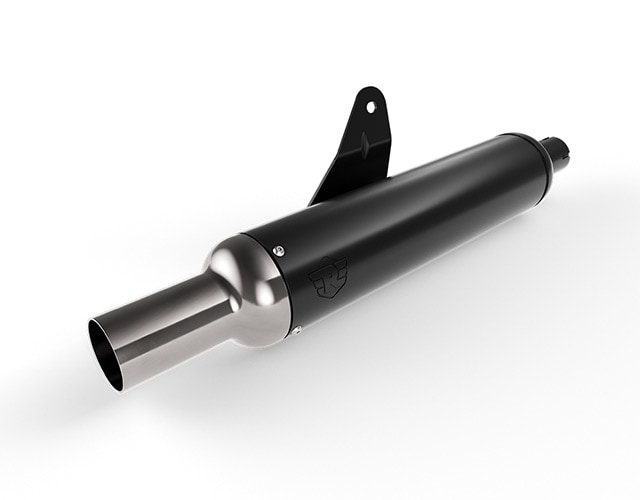 Black and Silver Peashooter Silencer