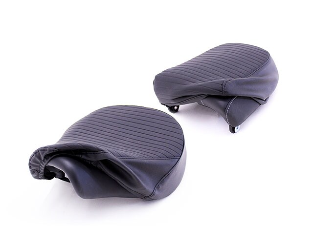 Black Pleated Seat Cover