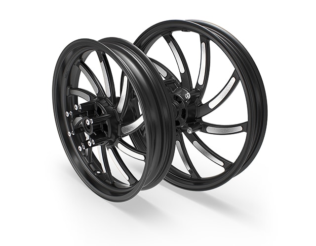 Black Style 1 Alloy Wheels - Dual