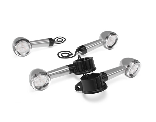 Silver LED Indicators