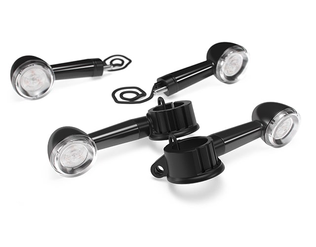 Black LED Indicators