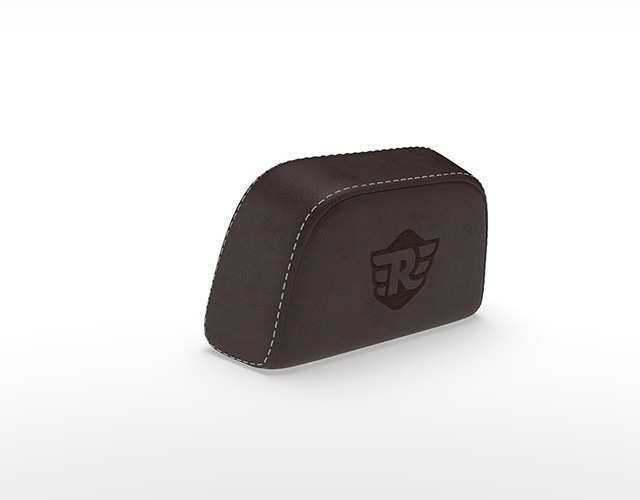 Brown passenger backrest pad 