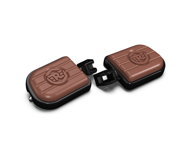 Brown And Black Deluxe Footpegs
