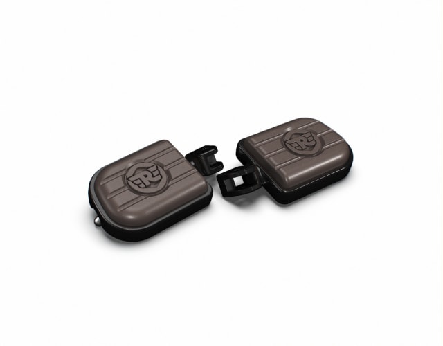 Brown And Black Deluxe Footpegs