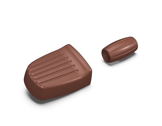 Brown Foot Control Rubbers