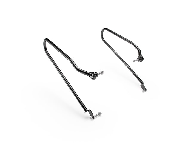 Black Soft Pannier Rails