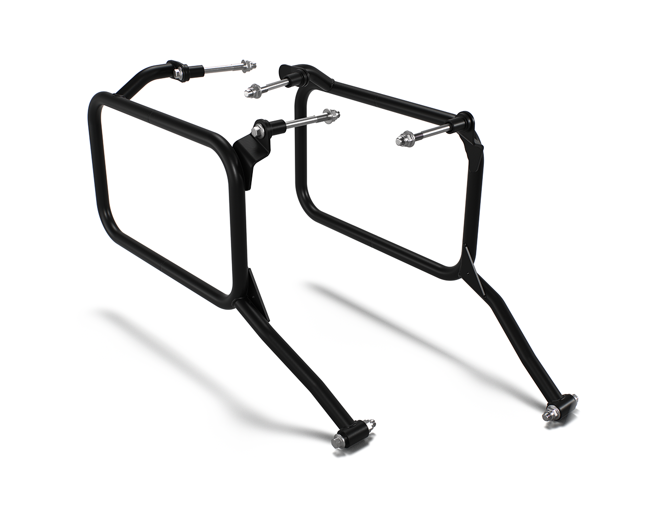 Buy Black Adventure Pannier Rails For Royal Enfield New Himalayan 450 Bike
