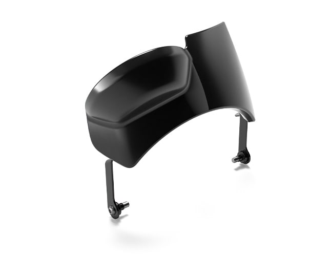 Halcyon Black Painted Instrument Cowl