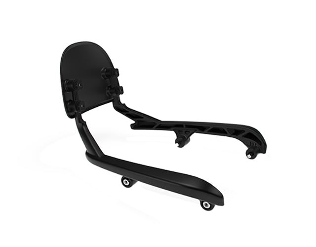 Black Passenger Backrest Mounts