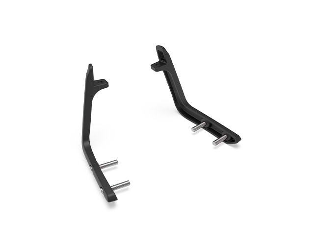 Black Passenger Backrest Mounts
