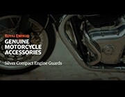 Silver Compact Engine Guards | Royal Enfield