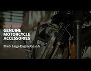Black Large Engine Guards | Royal Enfield