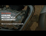 Silver Compact Engine Guards | Royal Enfield