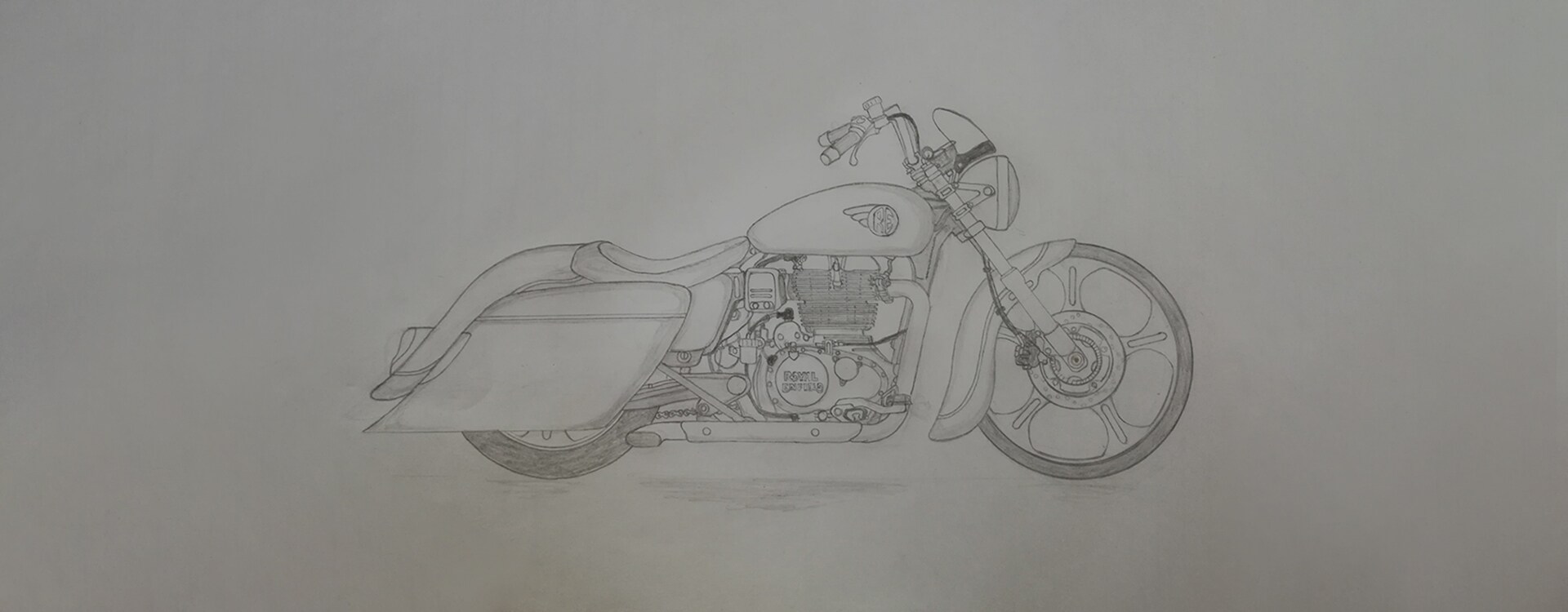 Royal Enfield doodle | Doodle art designs, Mandala art lesson, Doodle art  drawing