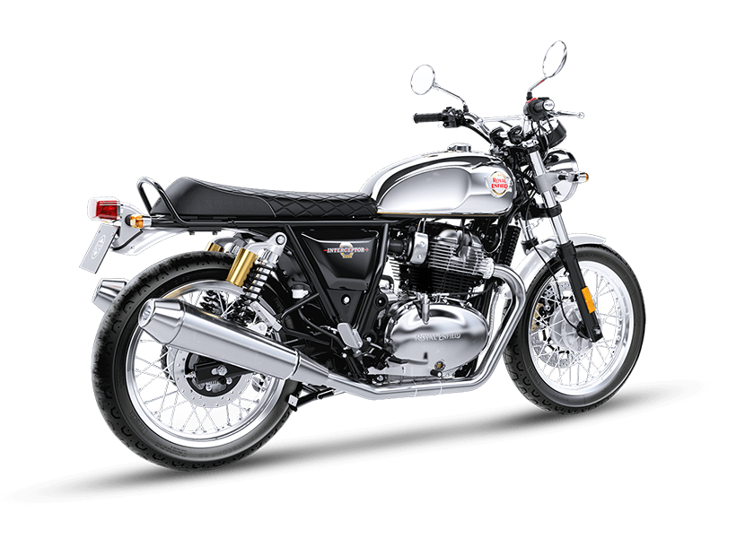 royal enfield silver chrome