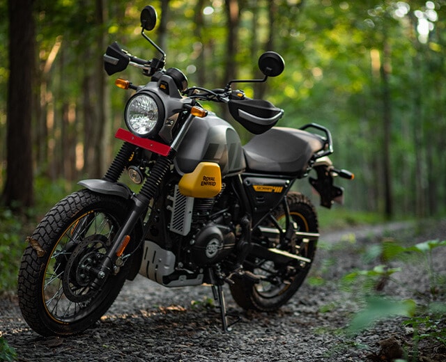 Royal Enfield Scram 411 - Graphite Yellow Colour