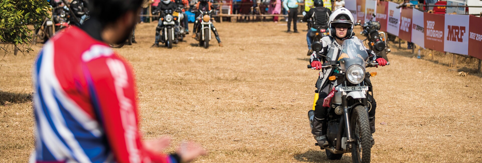 Royal Enfield Motorcycle Rider Mania2019 DirtTrackTraining Rides