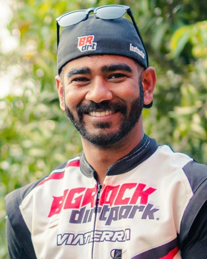 Royal Enfield Trail School trainer - Ashok George