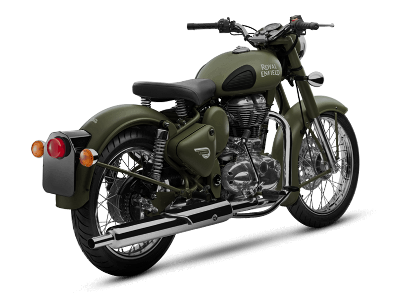 Royal Enfield Classic 500 Battle Green Colors 