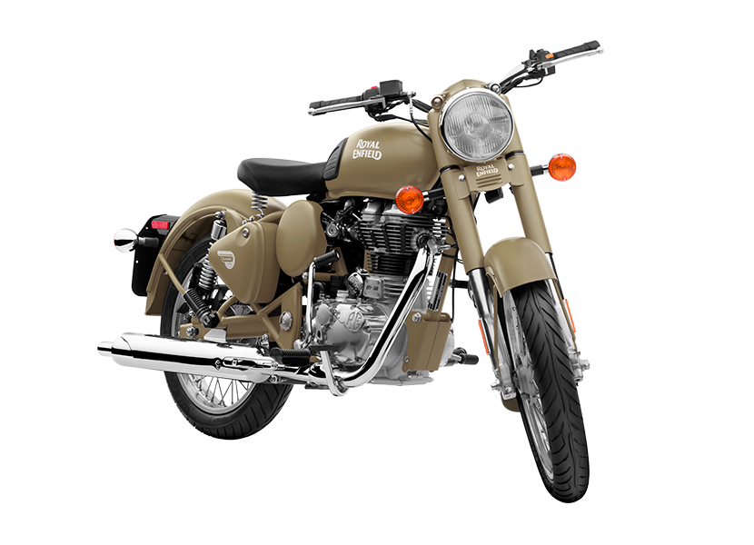 Classic 500 - Desert Storm Front View