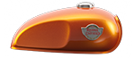 ロイヤル エンフィールド INT 650 オレンジ クラッシュ タンク
