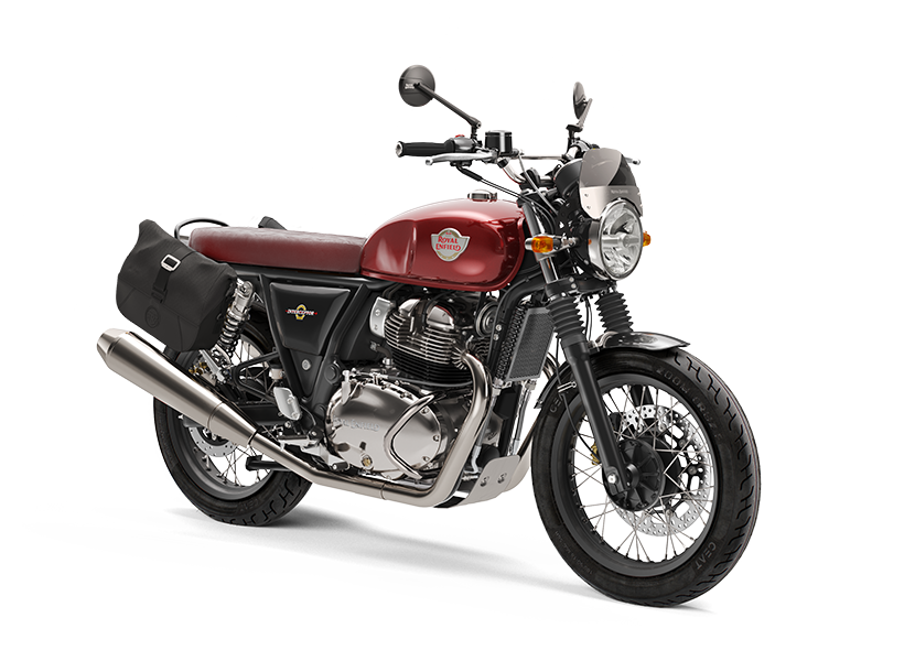 Interceptor 650 Canyon Red Front View