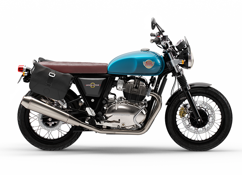 Interceptor 650 Ventura Blue Side View