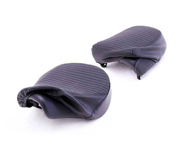 Housse De Selle Plissée, Noir