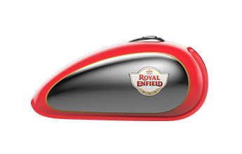 Royal Enfield Classic 350 Bike - Chrome Red Fuel Tank