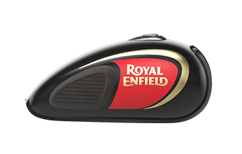 Royal Enfield Classic 350 Bike - Halcyon Black Fuel Tank