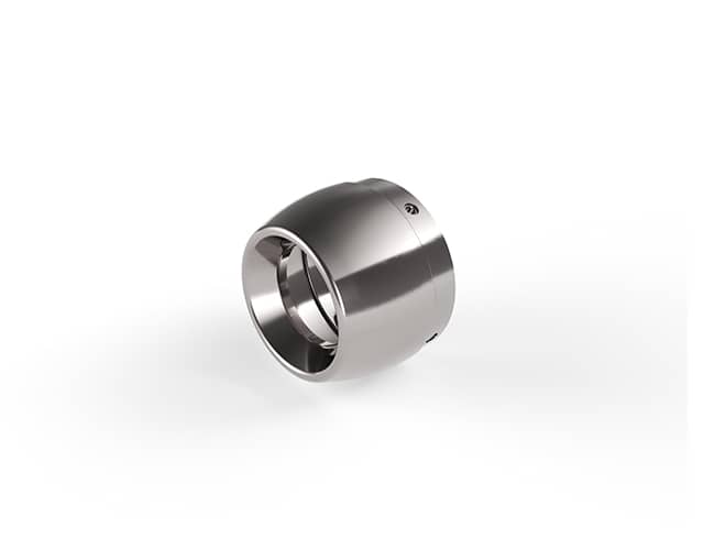 Silver Tapered End Cap