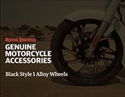 Buy Black Style 1 Alloy Wheels - Dual | Royal Enfield India