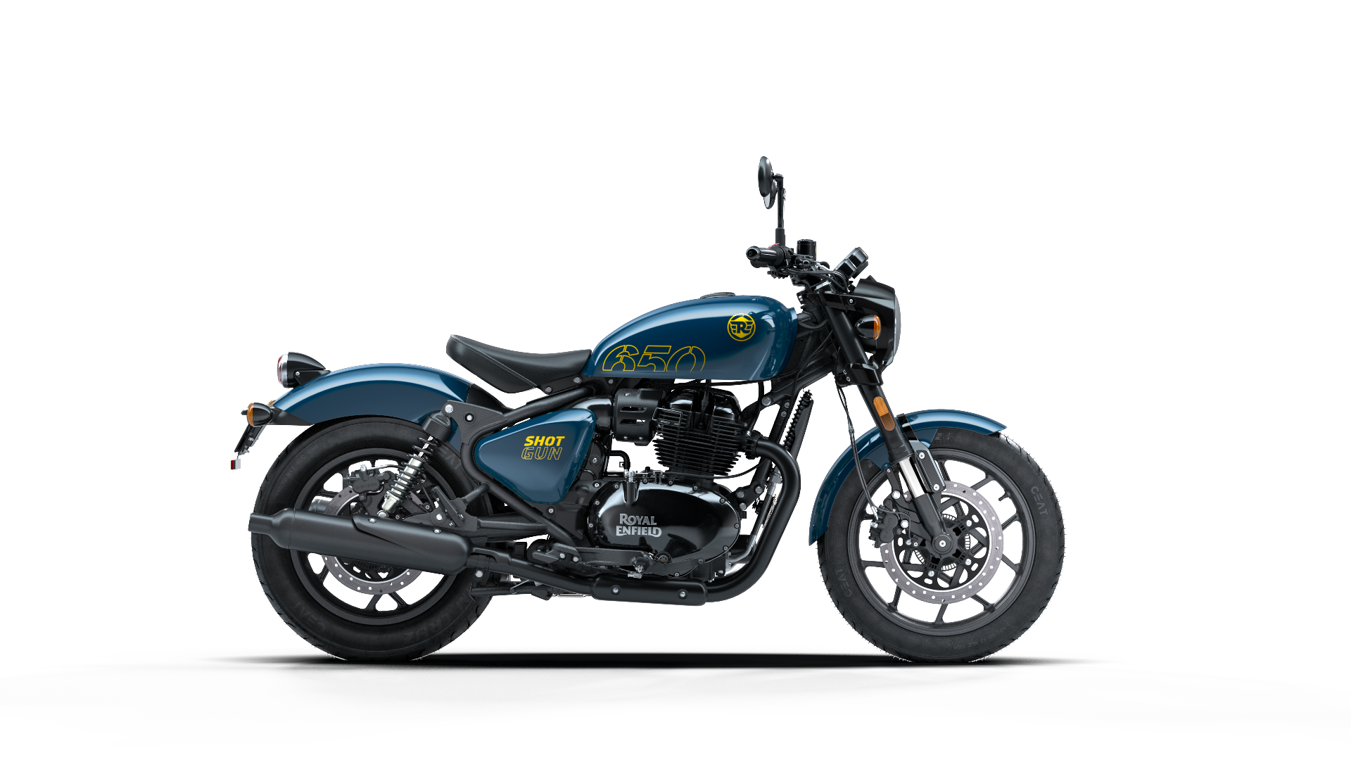 Royal Enfield Shotgun 650 Plasma Blue Colour