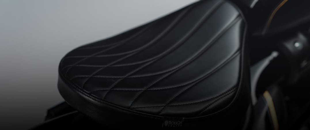 Premium quilted leather seat