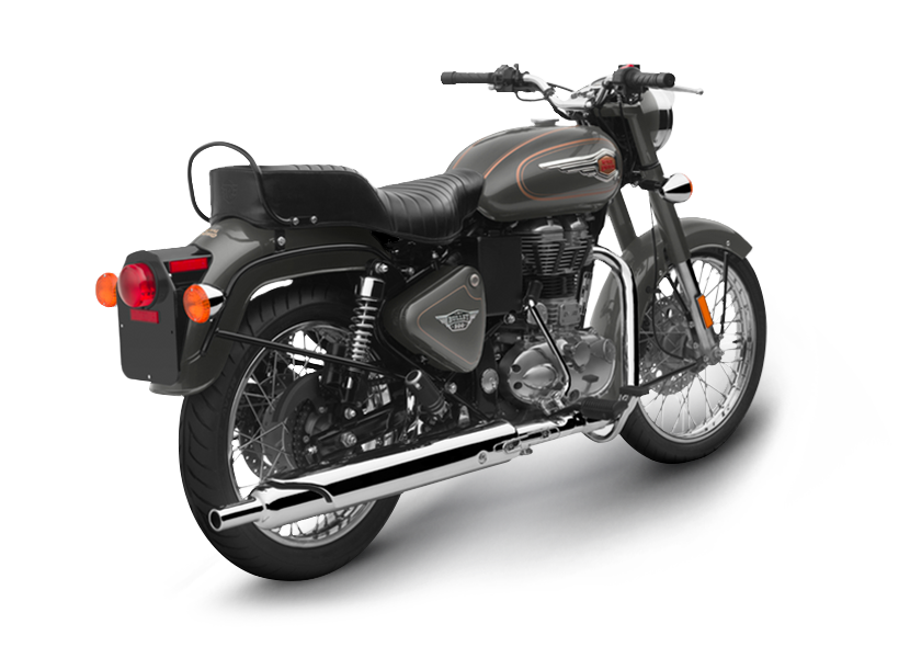 Bullet 500 Grey - Rear View